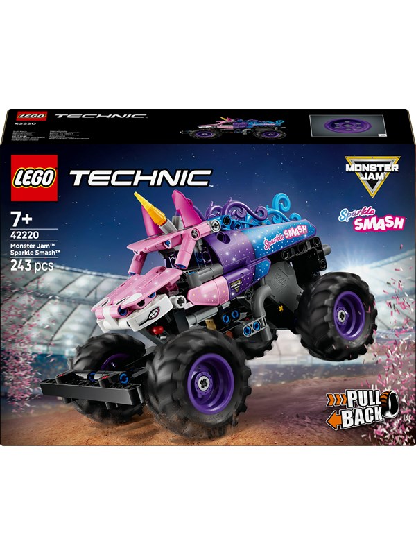 LEGO Technic 42220 Monster Jam™ Sparkle Smash™ pullback