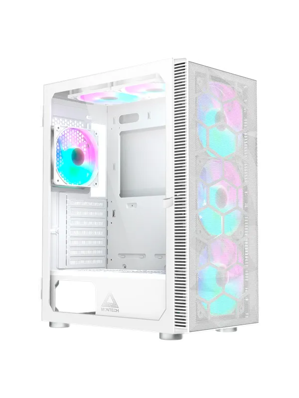 Montech X3 Mesh - White - Kabinett - Miditower - Hvit
