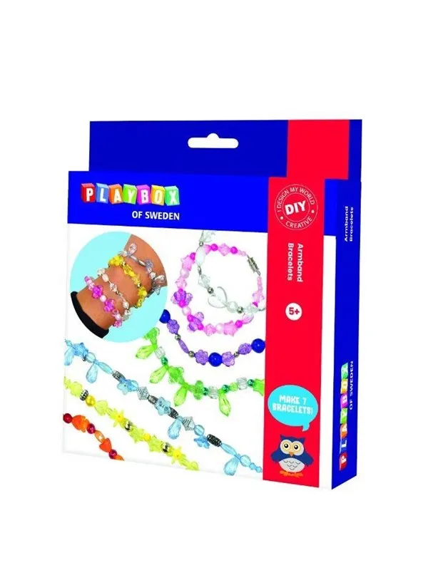 Playbox Bead Bracelet Set 7 pcs - 3+ Years
