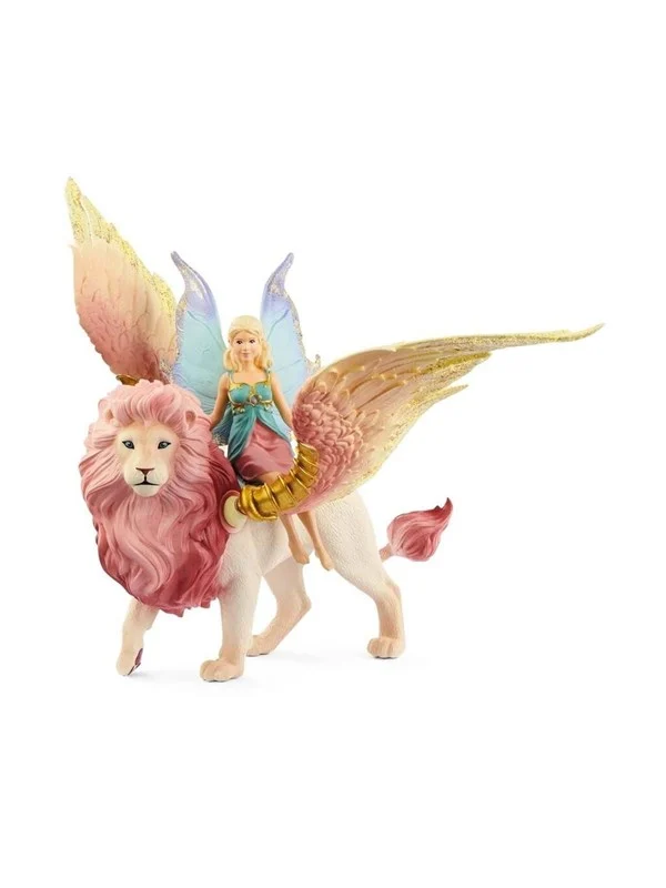 Schleich Alv på bevinget løve