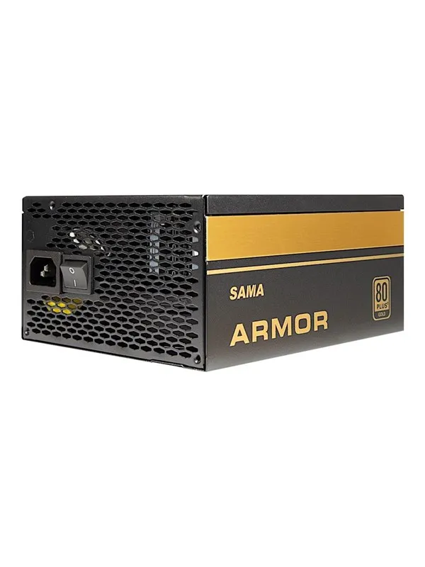 Inter-Tech SAMA FTX-850-B Armor Strømforsyning (PSU) - 850 Watt - 120 mm - ATX 2.4 - 80 Plus Gold sertifisert