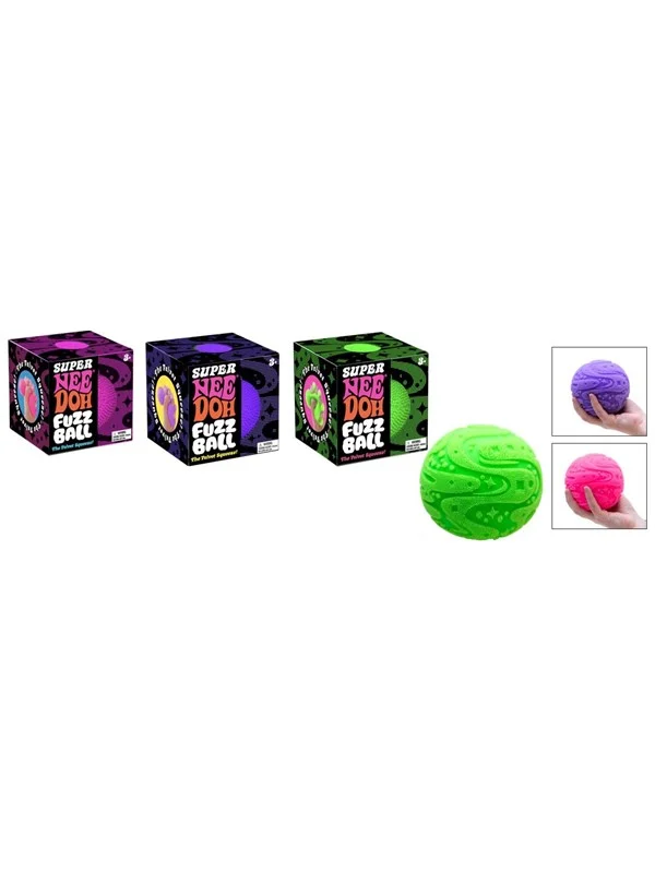 NeeDoh Super  Fuzz Ball - assorted