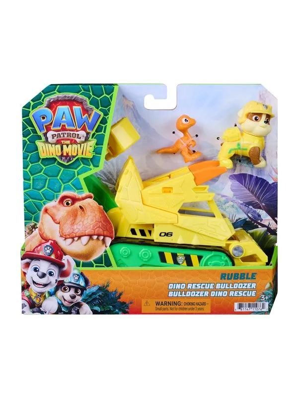 Paw Patrol Movie 3 Dino Theme Vehicle Rubble