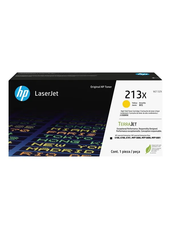 HP 213X / W2132X - Yellow Toner - High Yield