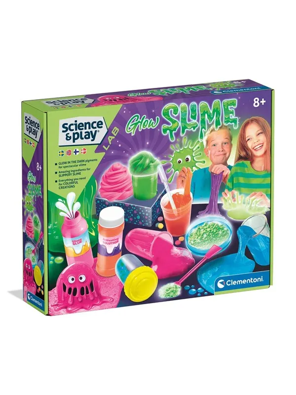 Clementoni Fluo Slime Set (SE) (NO) (FI) (DK)
