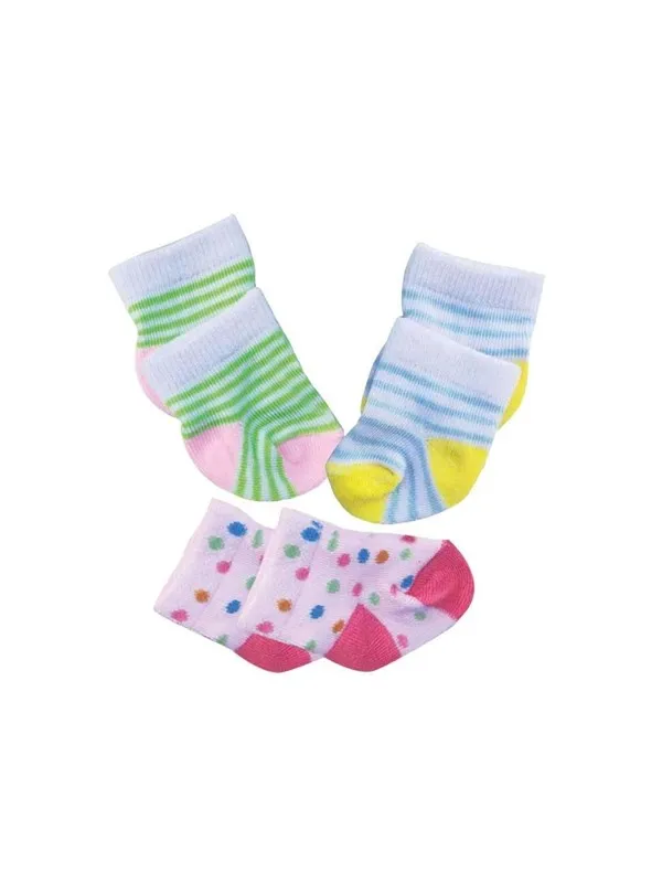 Heless Doll Socks 3 Pairs 35-45 cm