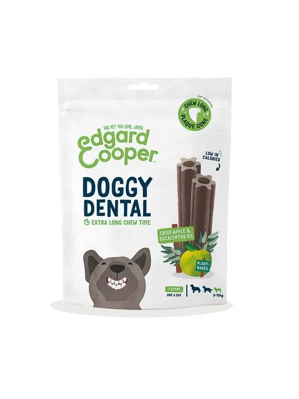 Edgard Cooper - Doggy Dental Apple & Eucalyptus Sticks S