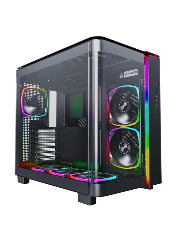 Montech King 95 Pro - Black - Kabinett - Miditower - Svart