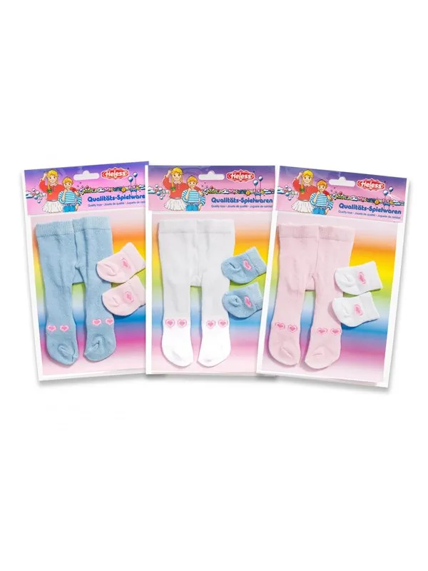 Heless Doll Tights with Socks - 28-35 cm - Assorted