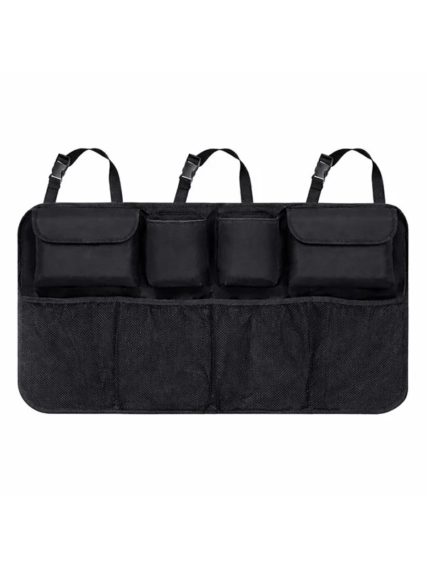 Wozinsky Large Car Organizer for Back Seat Backrest and Trunk - Black