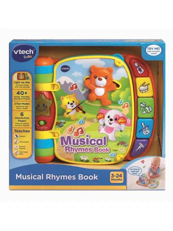 VTech Baby bok med musikkrim NO