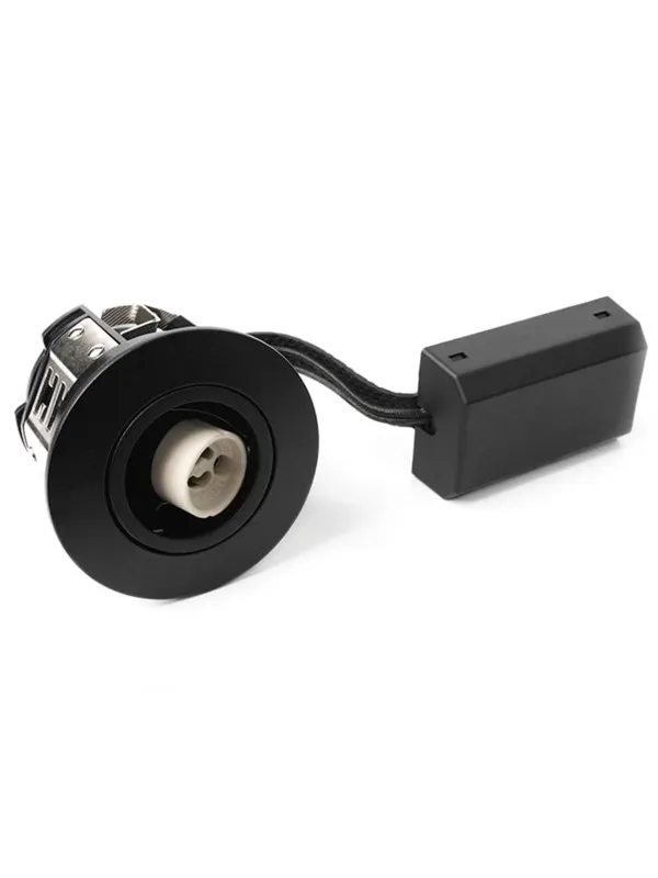HiluX D10 recessed spot GU10, Matt black