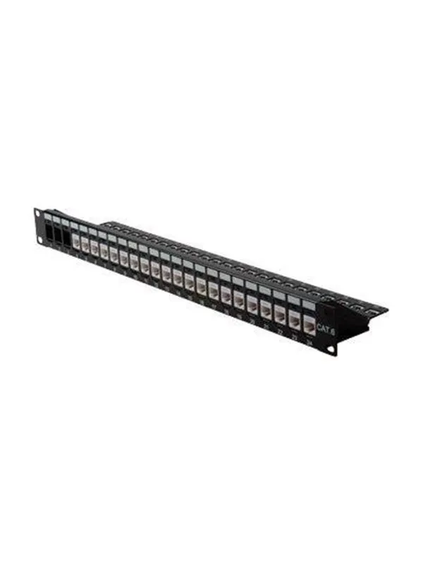 Roline 19''KeystPanel C5/C6. 24xSTP blank. blk