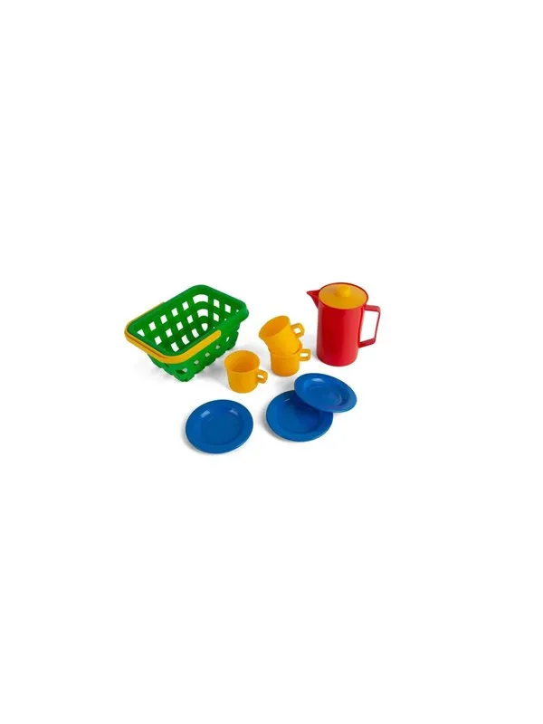 Dantoy Classic - Coffee and Picnic Set - 9 Pieces