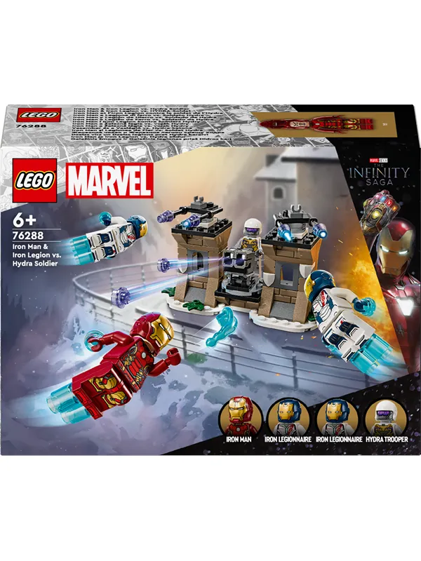 LEGO Super Heroes Marvel 76288 Iron Man og Iron Legion mot Hydra-soldat