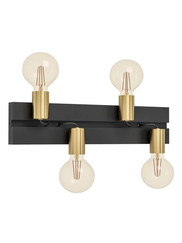 EGLO Macchione black brass