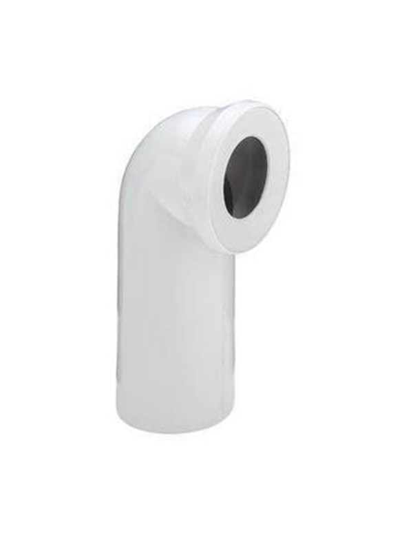 Viega Toilet bend 90° plastic/white