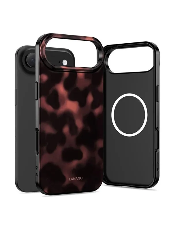 Tech-Protect Lamano MagSafe Case for iPhone Air - Black & Red