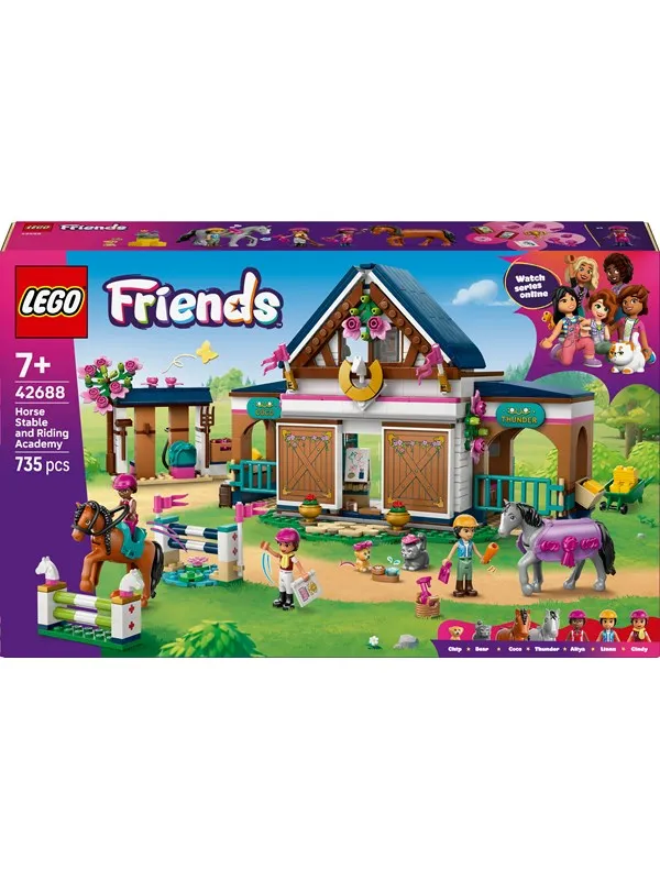 LEGO Friends 42688 Rideskole med stall
