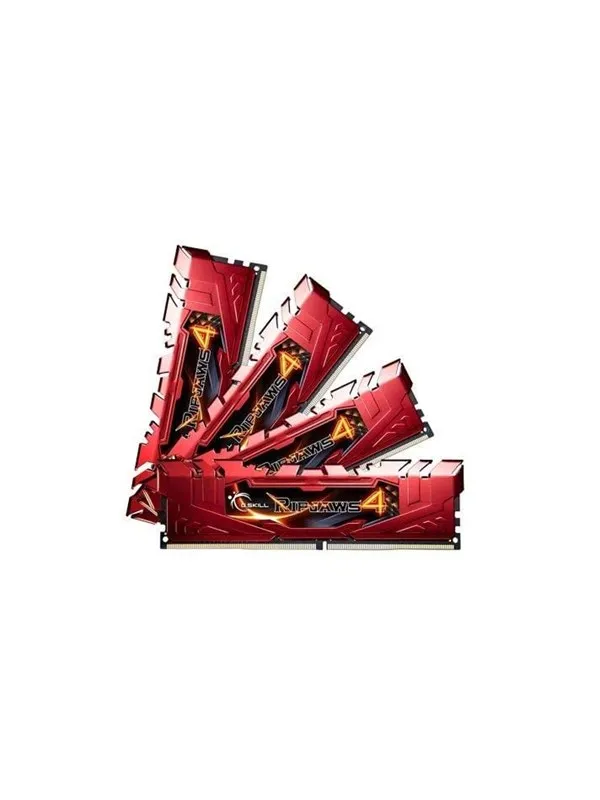 G.Skill Ripjaws 4 DDR4-2133 - 16GB - CL15 - Quad Channel (4 pcs) - Intel XMP - Rød