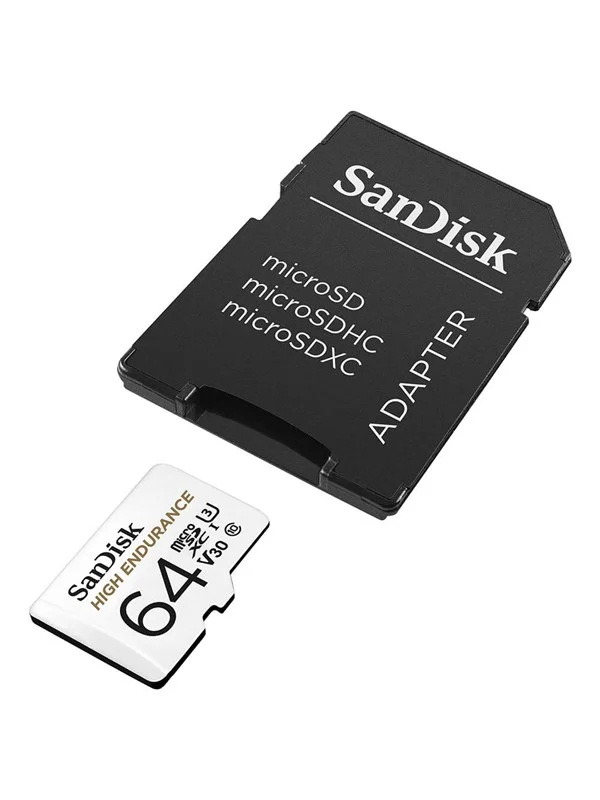 SANDISK High Endurance microSD/SD - 100MB/s - 64GB