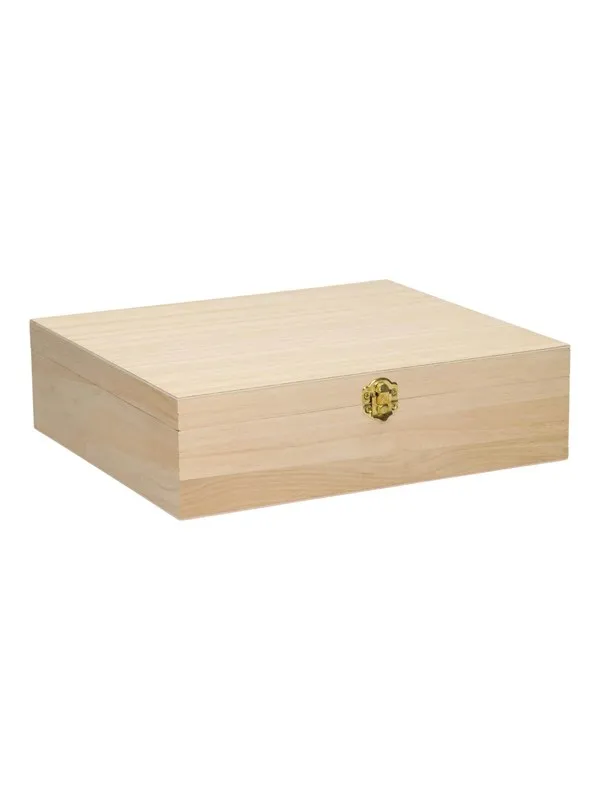 Playwood Decorate your own Tea Chest 12 compartments