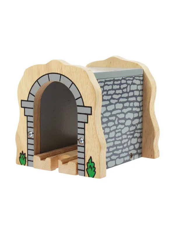Bigjigs Wooden Rails - Gray Tunnel