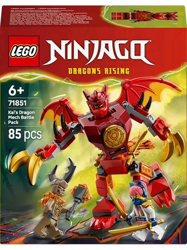 LEGO Ninjago 71851 Stridspakke med Kais dragerobot