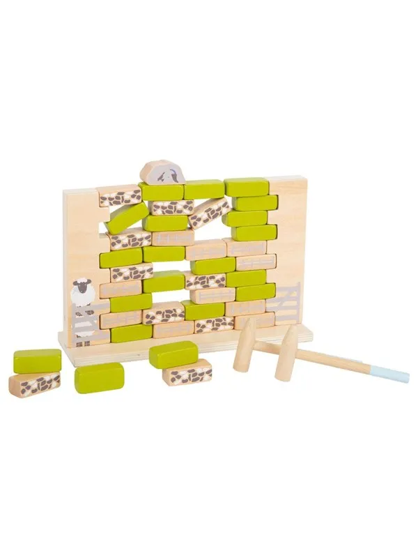 Small Foot - Wooden Wobble Wall Game