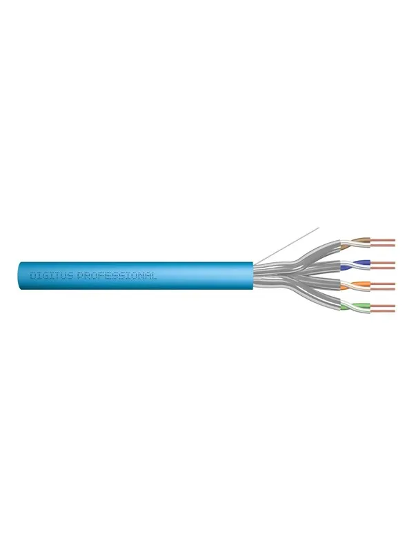 DIGITUS CAT 6A U-FTP - 100m - Blå - 100m