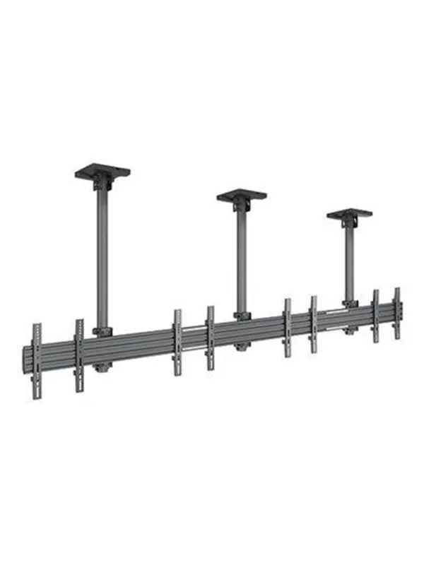 Multibrackets M Pro Series mounting component - single side - for 4 flat panels - black - Max 200 kg - recommended for 50"