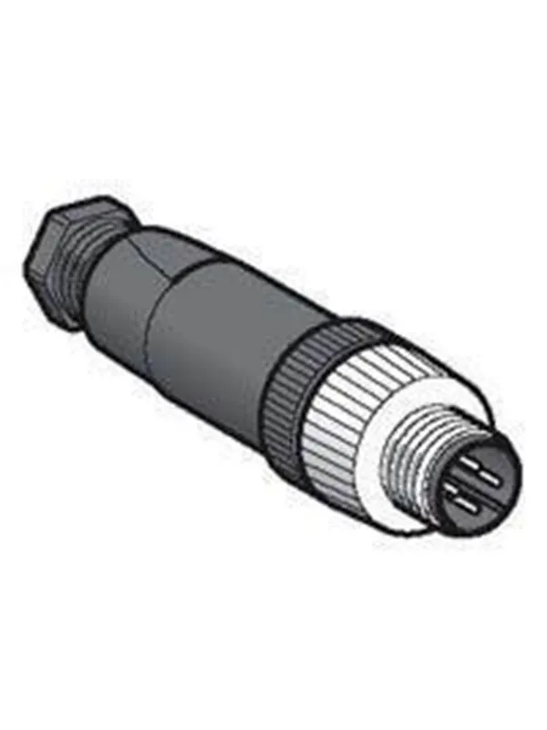 TELEMECANIQUE SENSORS Plug m12  mal straight connector 4pin
