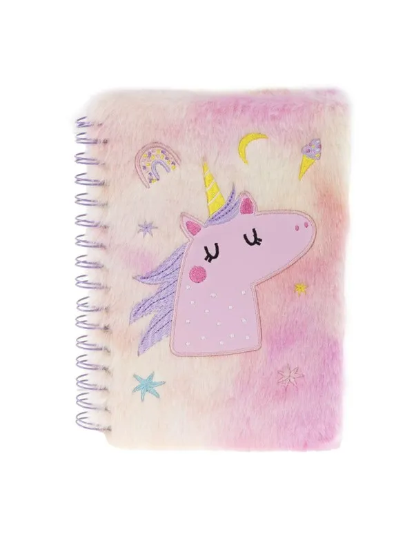 Tinka NOTEBOOK PLUSH UNICORN A5