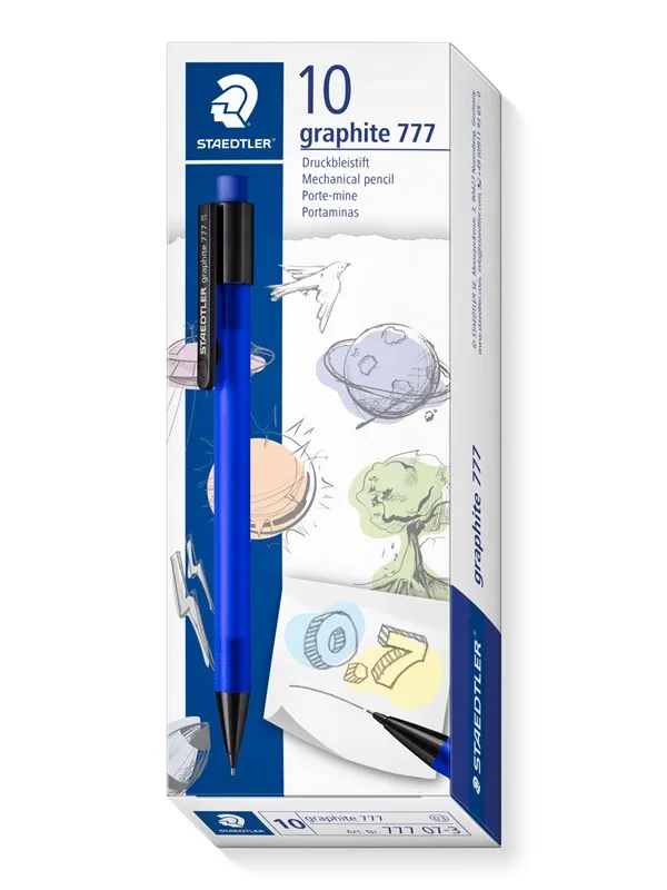 Staedtler Mechanical pencil graph.B 10 pcs  07mm Blue