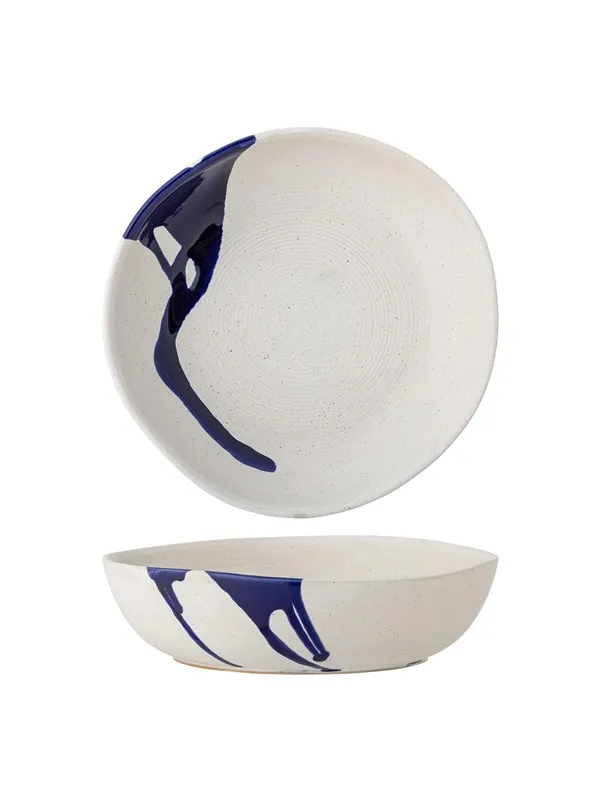 Bloomingville - Okayama Bowl - Blue - Stoneware