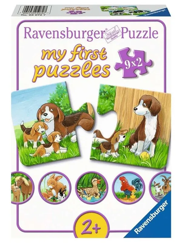 Ravensburger Farm Animal Families 9x2 pcs.