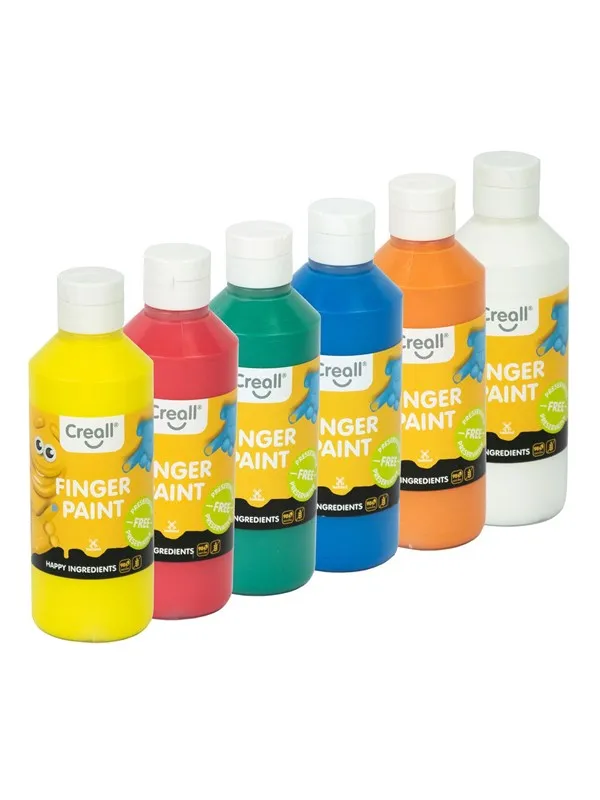 Creall Finger Paint Set Preservation-free 6x250ml