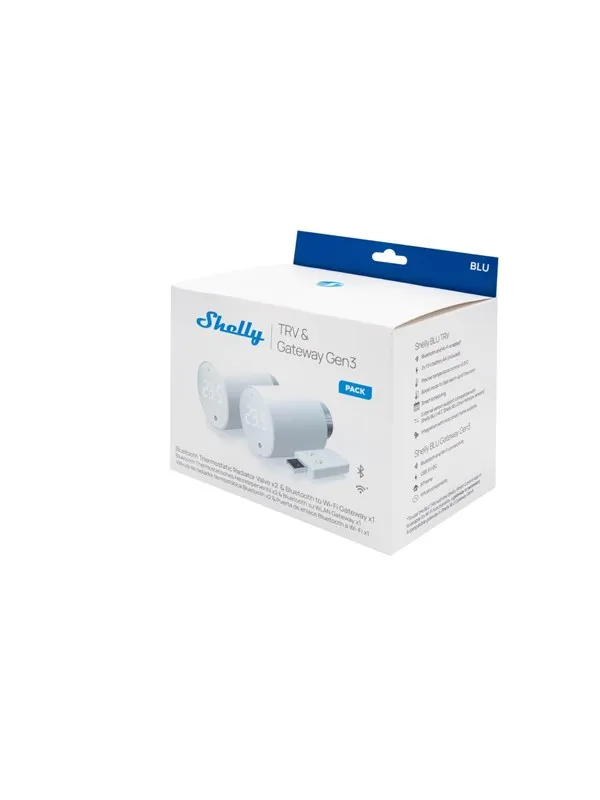 Shelly BLU TRV 2-Pack + BLU Gateway Gen3