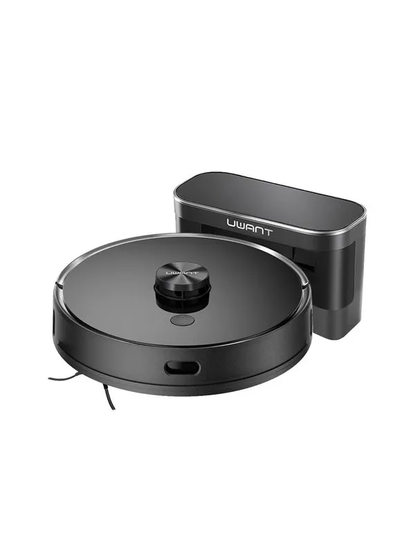 UWANT Robotstøvsuger U100 Lite Robot Vacuum Cleaner with Mop Function + Charging Station - Grey