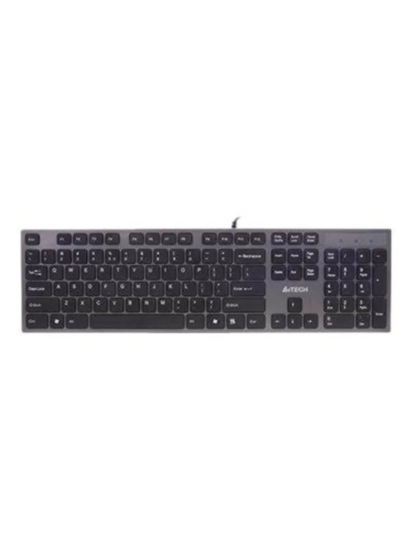 A4Tech KV-300H - Tastatur - Engelsk (USA) - Grå