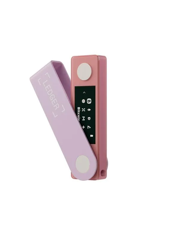 Ledger Nano X Crypto Hardware Wallet - Pastel Pink