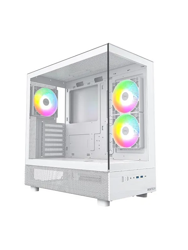 Montech XR TG - Kabinett - Miditower - Hvit