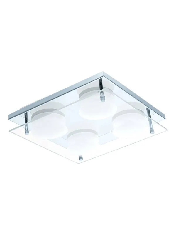 EGLO ABIOLA VEGG/TAK 4X450LM 220X220 KROM