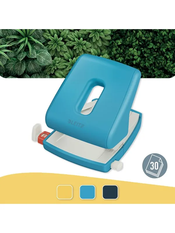 Leitz  Cosy hullemaskin 2 hull/30 ark Sjøblå