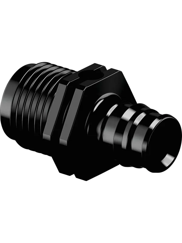 Uponor q&e adapter male thread ppsu black 20 x 34