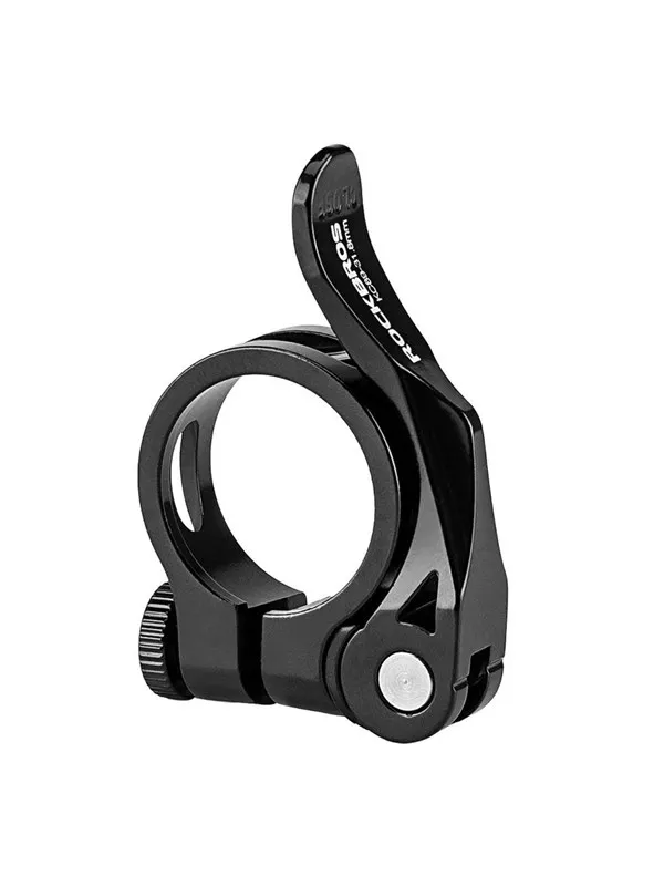 Rockbros 41210092001 bicycle seat clamp with quick release - black