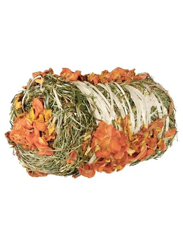 Trixie Hay Bale with Pumpkin and Carrot ø 10 × 18 cm 200g