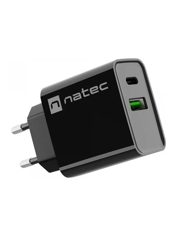 Natec Ribera power adapter - USB 24 pin USB-C - 20 Watt