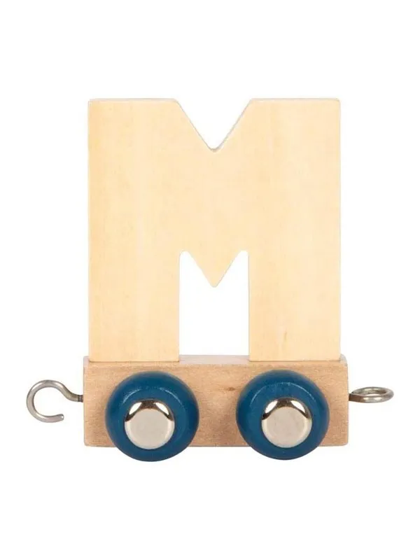 Small Foot - Wooden Letter Train Polar - M