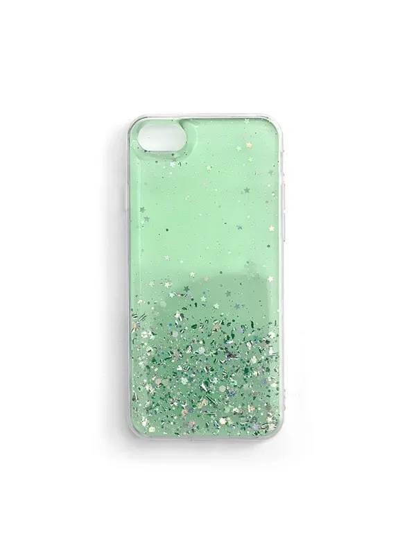 Wozinsky Star Glitter Shiny Case Cover with Glitter Xiaomi Redmi K40 Pro+ / K40 Pro / K40 / Poco F3 Green